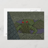 Cthulhu Briefkaart (Voorkant / Achterkant)