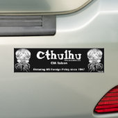 Cthulhu: CIA-contactpersoon Bumpersticker (Op auto)