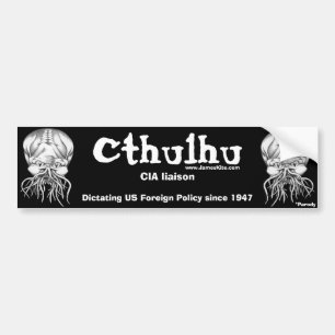 Cthulhu: CIA-contactpersoon Bumpersticker