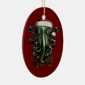 Cthulhu Claus Keramisch Ornament (Rechts)