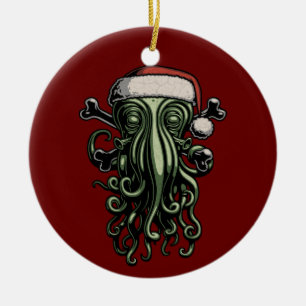Cthulhu Claus Keramisch Ornament