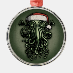Cthulhu Claus Metalen Ornament