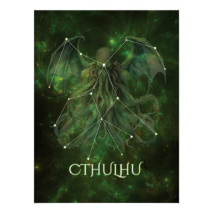 Cthulhu Constellation Perfect Poster