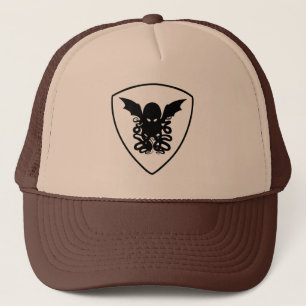 Cthulhu Crest Trucker Hat Trucker Pet