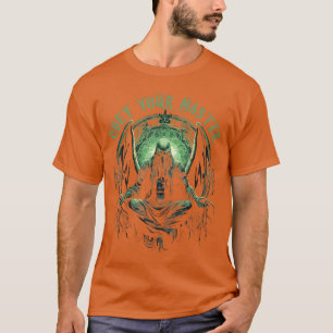 Cthulhu-cultus gehoorzaam je meester Kosmische Hor T-shirt