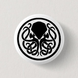 Cthulhu Emblem Ronde Button 3,2 Cm