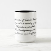 Cthulhu Études Limerick Mug (Centre)