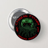 Cthulhu Fhtagn Button (Voorkant /achterkant)