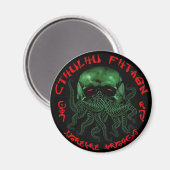 Cthulhu Fhtagn magneet (Voorkant / Achterkant)