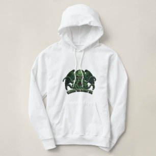 Cthulhu Graffiti 3D Crop Hoodie Streetwear Tenta