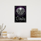 Cthulhu Halloween horror monster Poster (Keuken)
