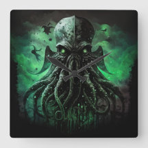 Cthulhu Hanging Wall klok
