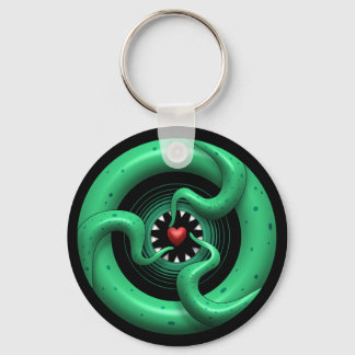 Cthulhu Heart Keychain