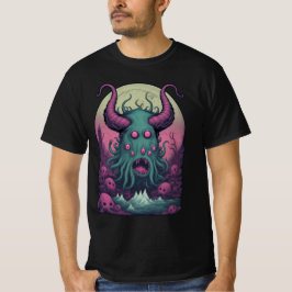 Cthulhu illusie van horror waanzin - veel ogen t-shirt