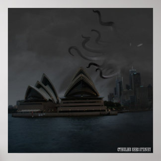 Cthulhu in het Poster Sydney