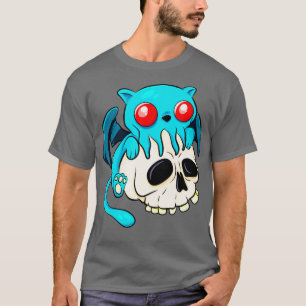 Cthulhu Kat Schattige Kawaii Cathulhu Kitten Fun S T-shirt
