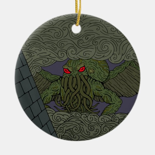 Cthulhu Keramisch Ornament (Voorkant)
