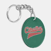 Cthulhu League Script - Eldritch Lettering Sleutelhanger (Voorkant Links)