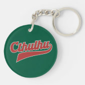 Cthulhu League Script - Eldritch Lettering Sleutelhanger (Achterkant)