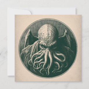 Cthulhu Lovecraft Horror Kaart