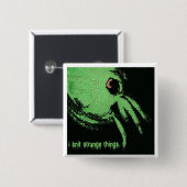 cthulhu messt knop vierkante button 5,1 cm (Voorkant /achterkant)