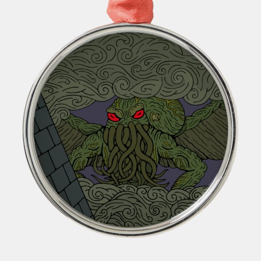 Cthulhu Metalen Ornament (Voorkant)