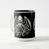 Cthulhu Mug à café à deux tons (Devant gauche)