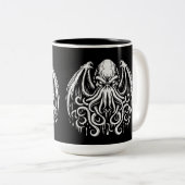 Cthulhu Mug à café à deux tons (Devant droit)