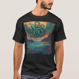 Cthulhu mystieke symboliek t-shirt
