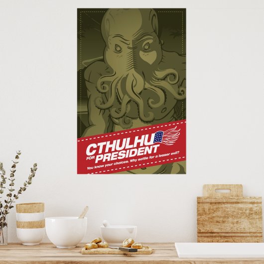 Cthulhu pour Poster du Président (Cuisine)