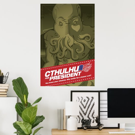Cthulhu pour Poster du Président (Bureau à domicile)