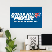 Cthulhu pour Poster du Président (Bureau à domicile)