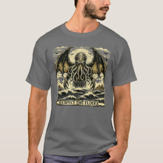 Cthulhu Respecthe Ouders Vintage Kosmische Horror  T-shirt