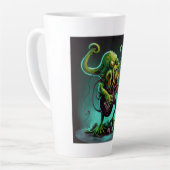 Cthulhu Rock 'n Roulez Latte Mug (Angle gauche)