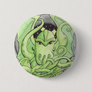 Cthulhu Ronde Button 5,7 Cm