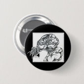 Cthulhu Ronde Button 5,7 Cm (Voorkant /achterkant)