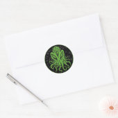 Cthulhu Ronde Sticker (Envelop)