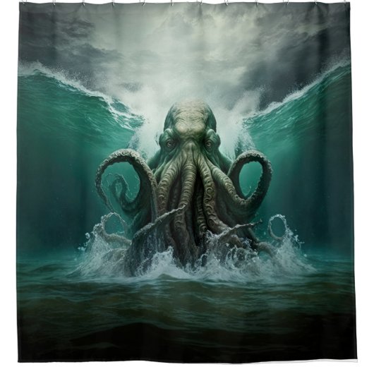 Cthulhu Shower Curtain Douchegordijn (Voorkant)