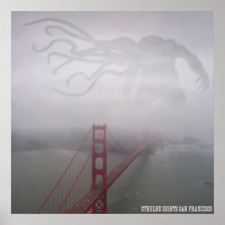 Cthulhu Sights Poster San Francisco