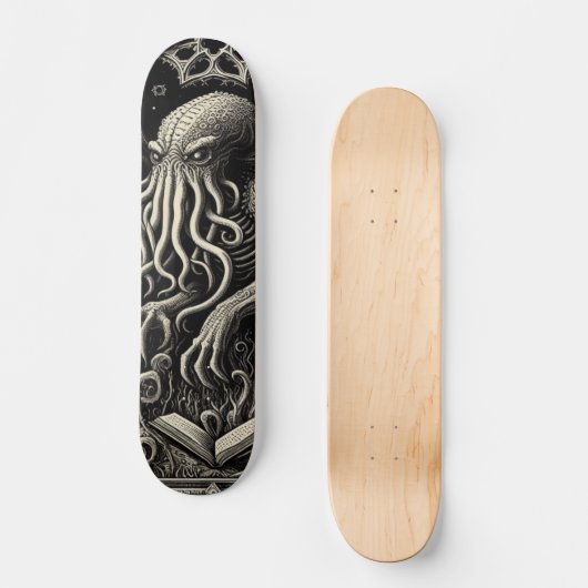 cthulhu skateboard (Voorkant)