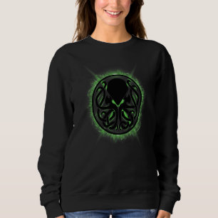 Cthulhu Steampunk Kraken Green Flames Trui