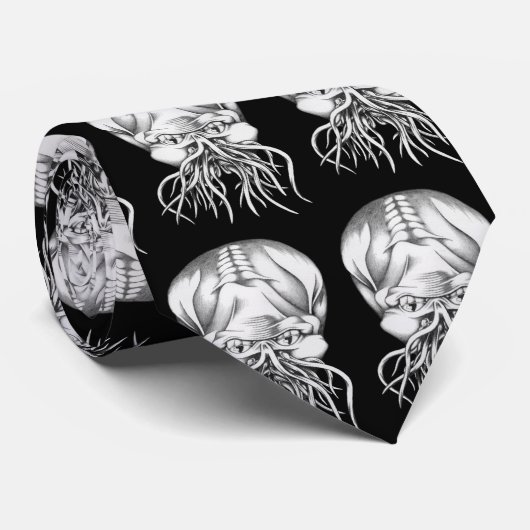 Cthulhu Stropdas (Opgerold)