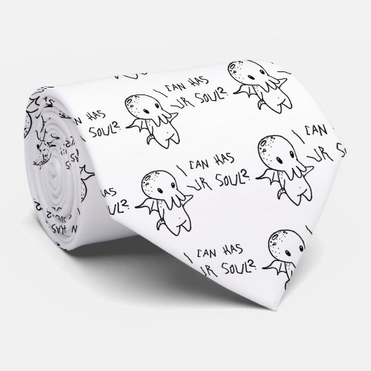 Cthulhu Stropdas (Opgerold)