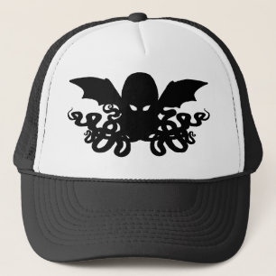 Cthulhu Trucker Hat - Zwart Pet