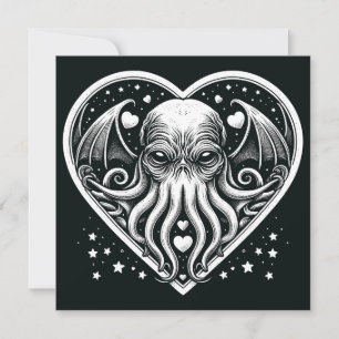 Cthulhu Valentijn Lovecraft Horror Kaart