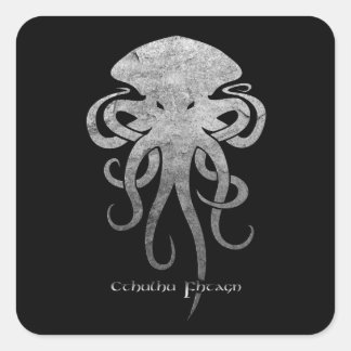 Cthulhu Vierkante Sticker