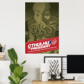 Cthulhu voor Poster van Presidenten (Thuiskantoor)