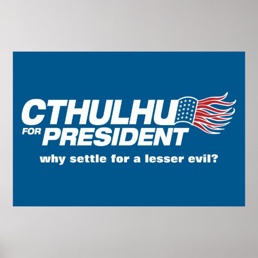 Cthulhu voor Poster van Presidenten (Voorkant)