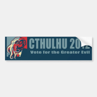 Cthulhu voor President-2012 Bumpersticker