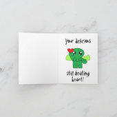 Cthulhu wil uw hart kaart (Binnen)